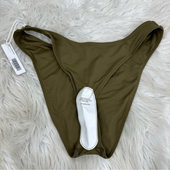Everlane Women's NWT Beech Dusk The Thigh-High Bikini Swim Bottom Small/W27.25 - Picture 3 of 12